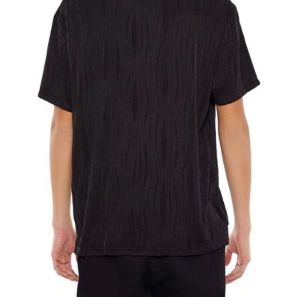 NWT Textured Slim-Fit V-Neck Polo Shirt size S - Picture 3 of 5